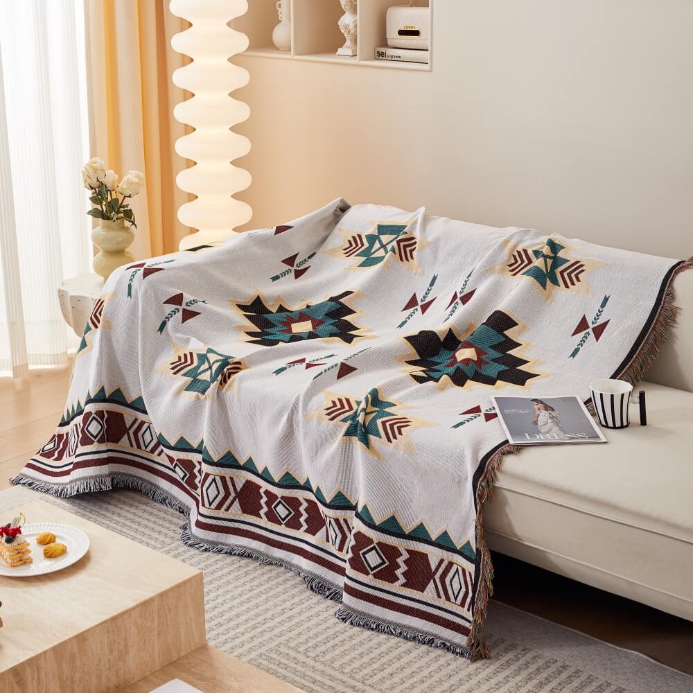 Bohemian Pattern Furniture Protection Sofa Decor Wear-Resistant Sofa Cover