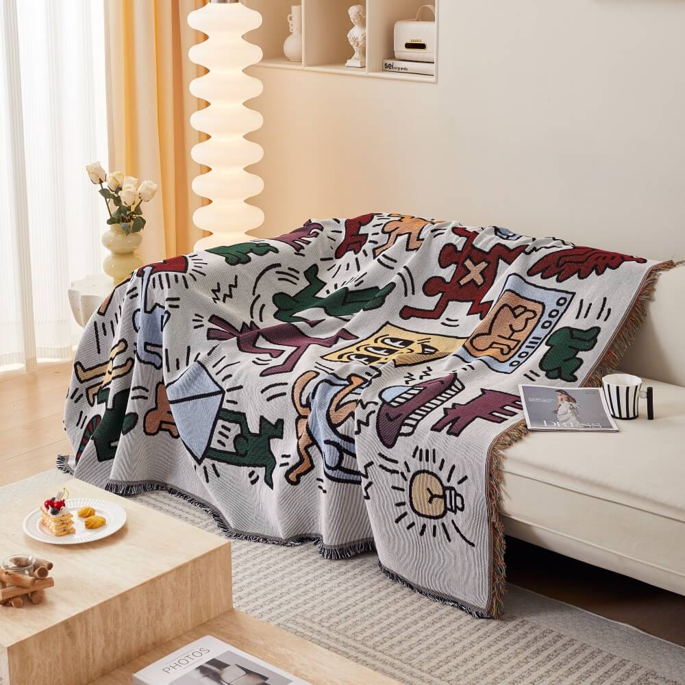 Bohemian Pattern Furniture Protection Sofa Decor Wear-Resistant Sofa Cover