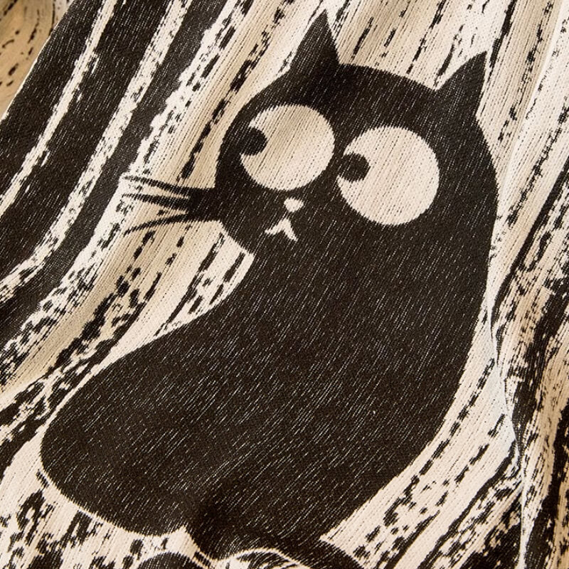 Cartoon Paw Print Chenille Anti-Scratch Throw Sofa Cover