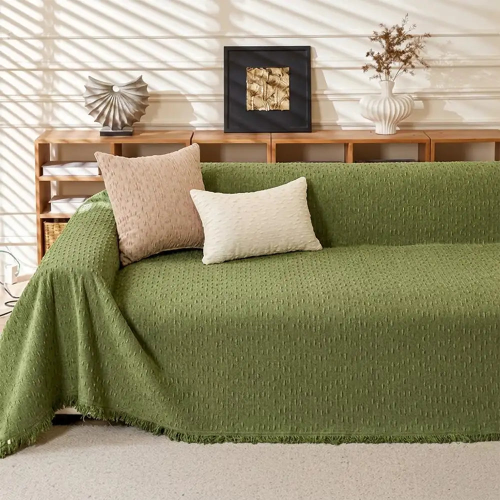Chenille Jacquard Scratch-Resistant Sofa Throw Blanket Sofa Cover