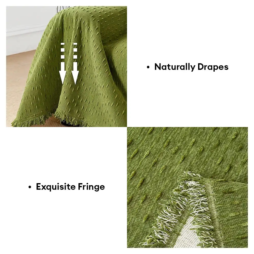 Chenille Jacquard Scratch-Resistant Sofa Throw Blanket Sofa Cover