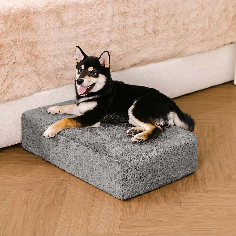 Chenille Durable Scratch-Resistant Foldable Blocks Multi-Level Dog Steps