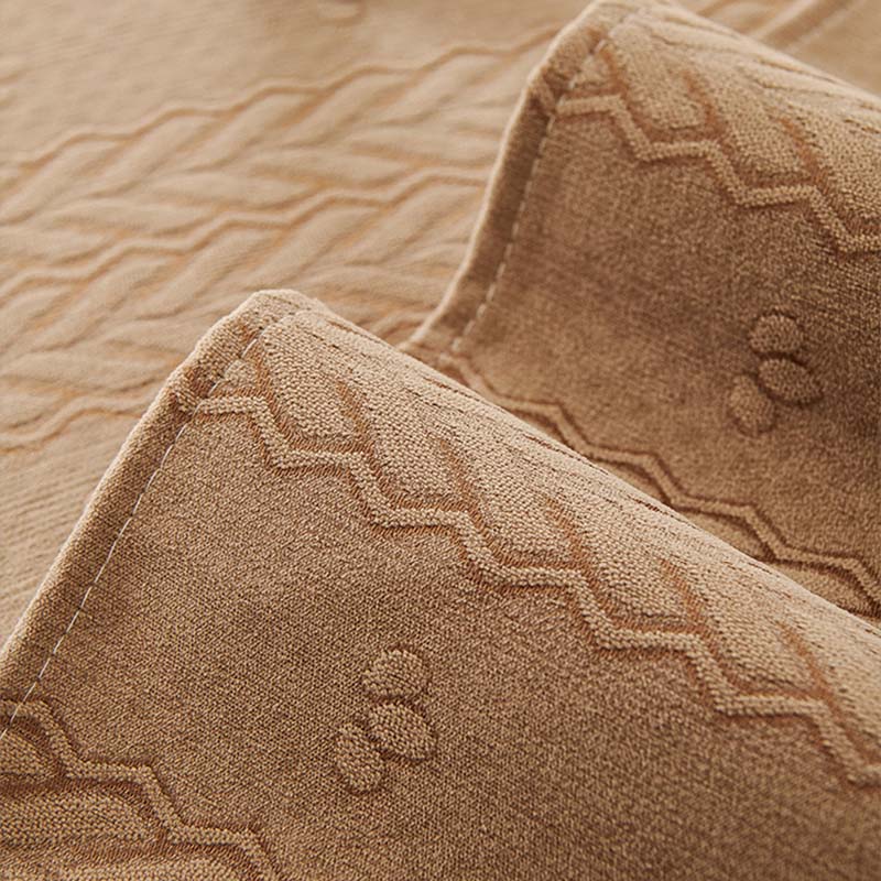 Chenille Wheat Ear Printed Breathable Non-slip Sofa Cover