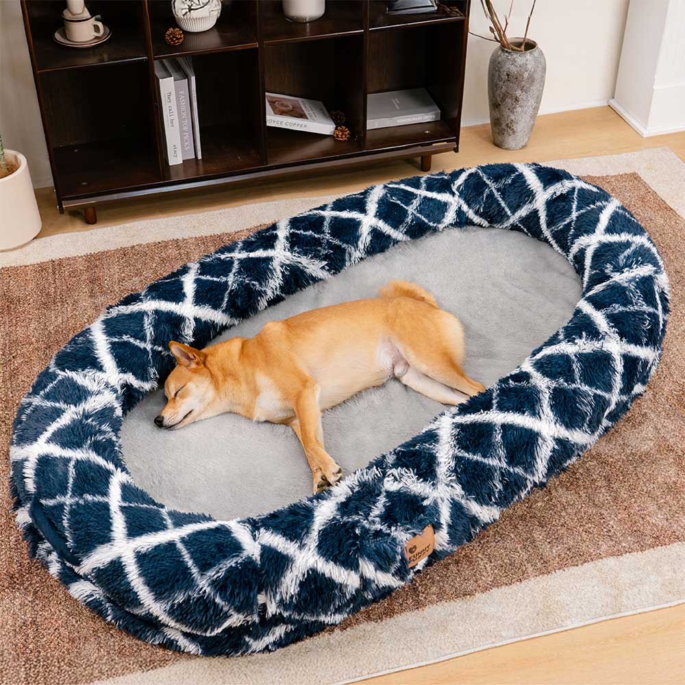 Luxury Super Large Sleep Deeper Human Dog Bed