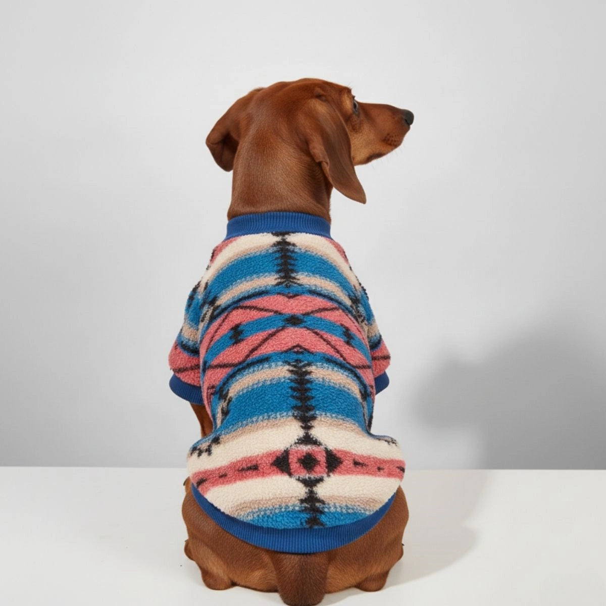 Colourful Striped Dog Clothes Sweater - Cosy & Fashionable Winter Wear Dog Jumper