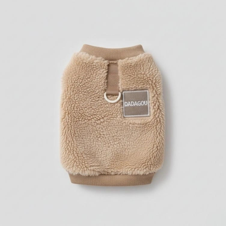 Comfortable and Stylish Fuzzy Dog Jumper - Dog Clothing Perfect for Winter Walks