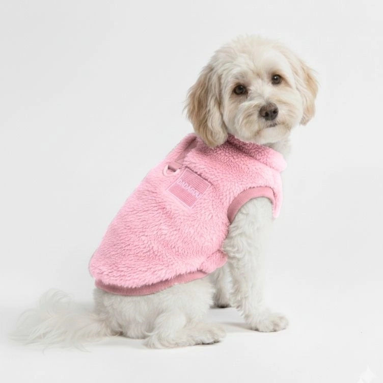 Comfortable and Stylish Fuzzy Dog Jumper - Dog Clothing Perfect for Winter Walks