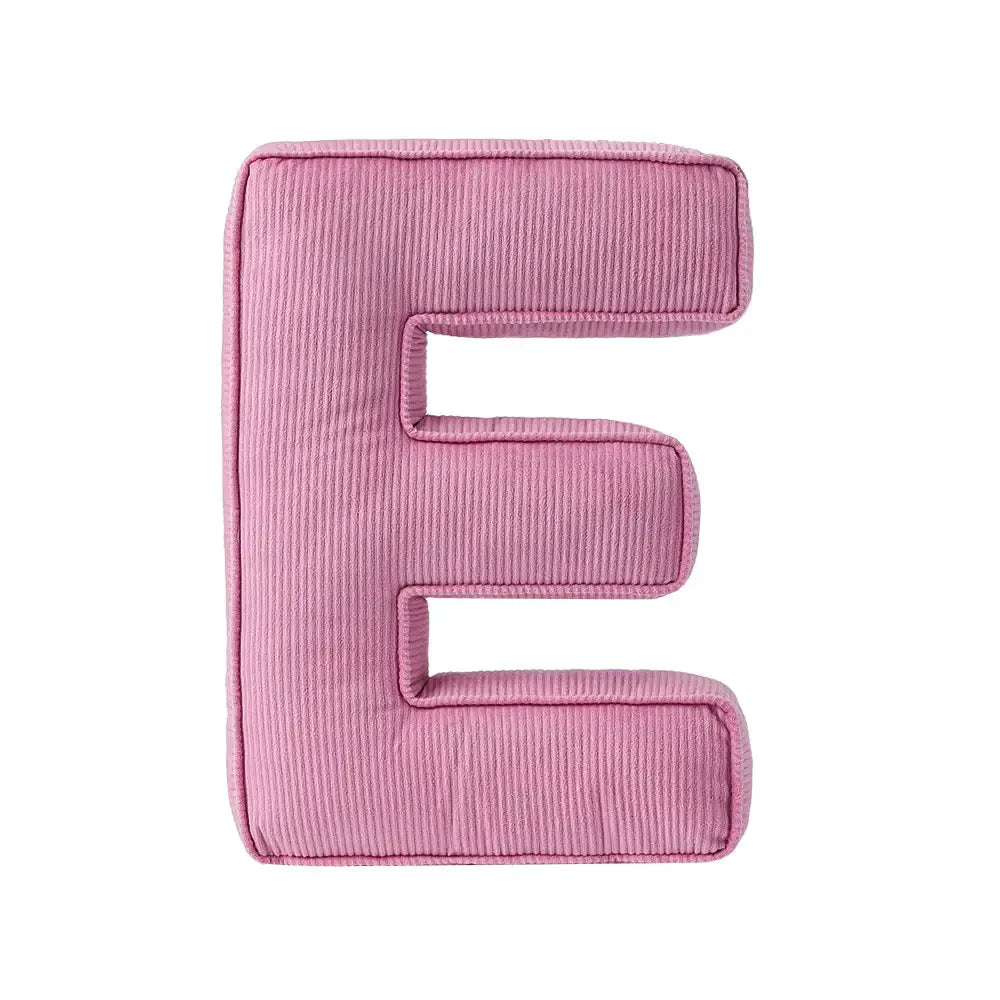 Corduroy Soft Hugging Letter Sofa Pillow
