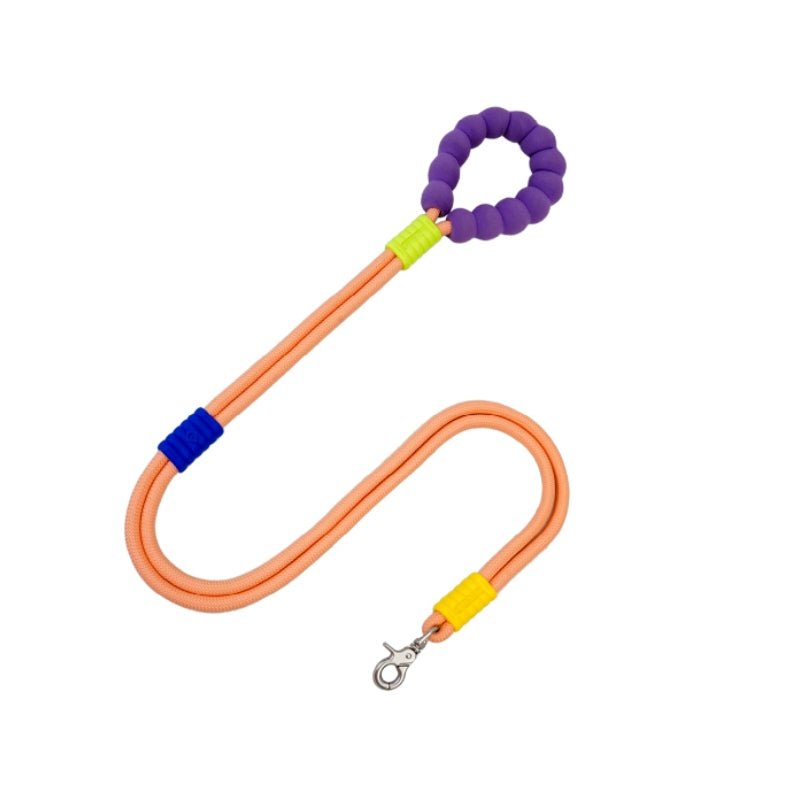 Cotton Candy Dual-Section Braided Dog Walking Lead
