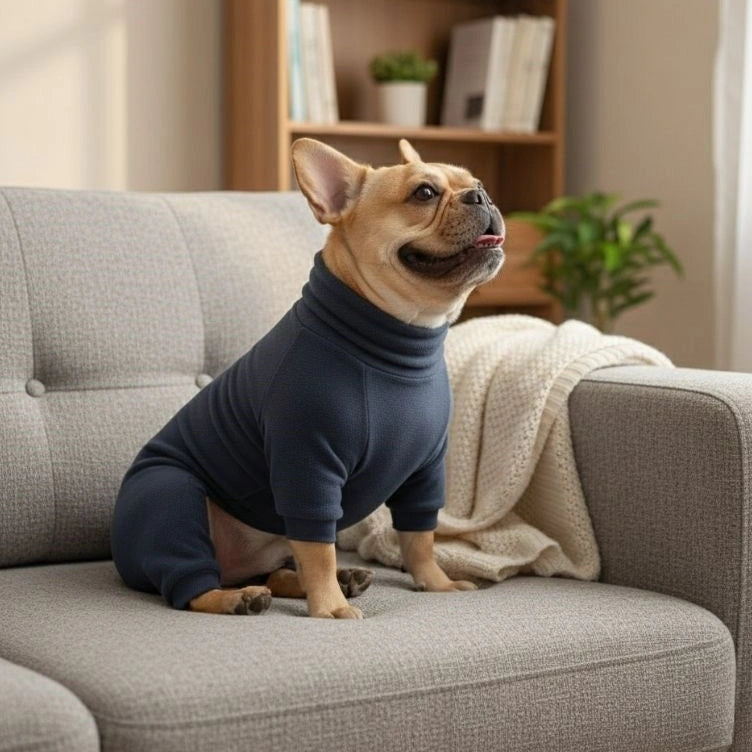 Cosy Fleece Dog Jumper Pyjamas - Dog Sleepwear for Large Dogs
