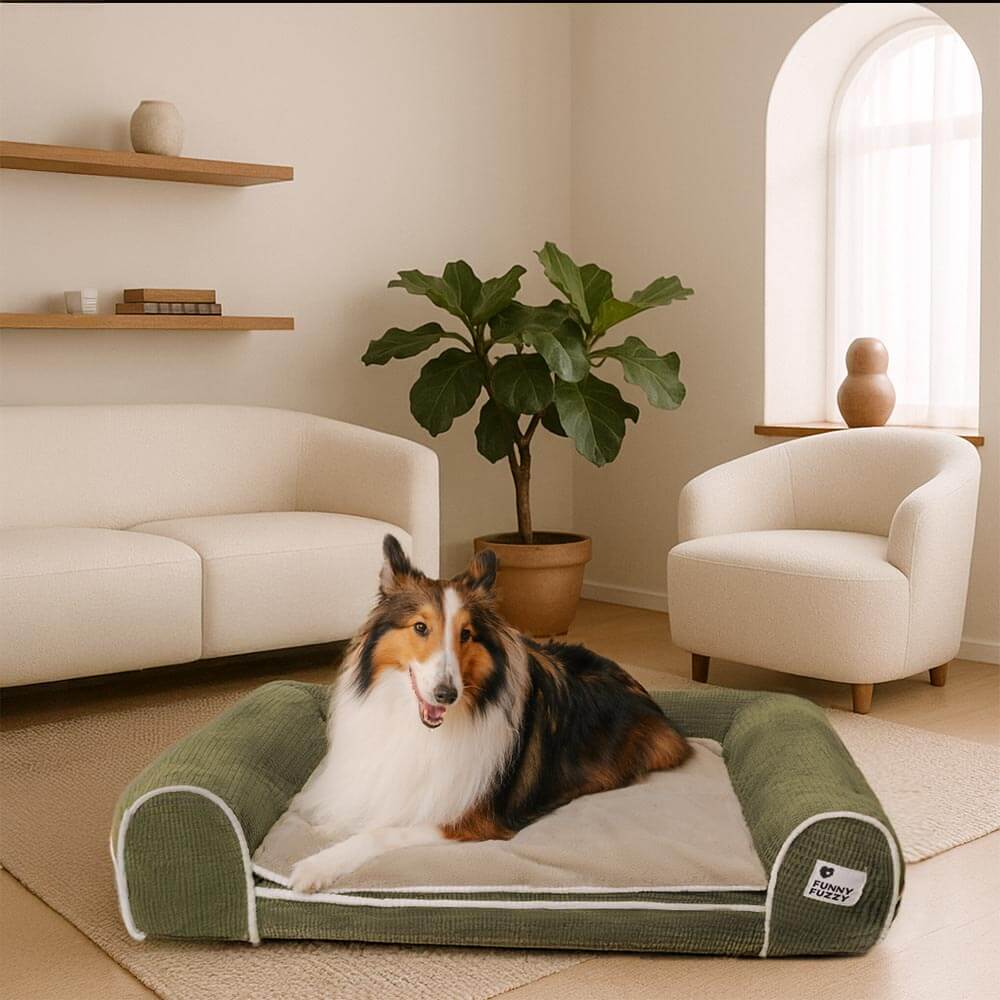 Deluxe Flannel Double-Layer Orthopaedic Dog Sofa Bed
