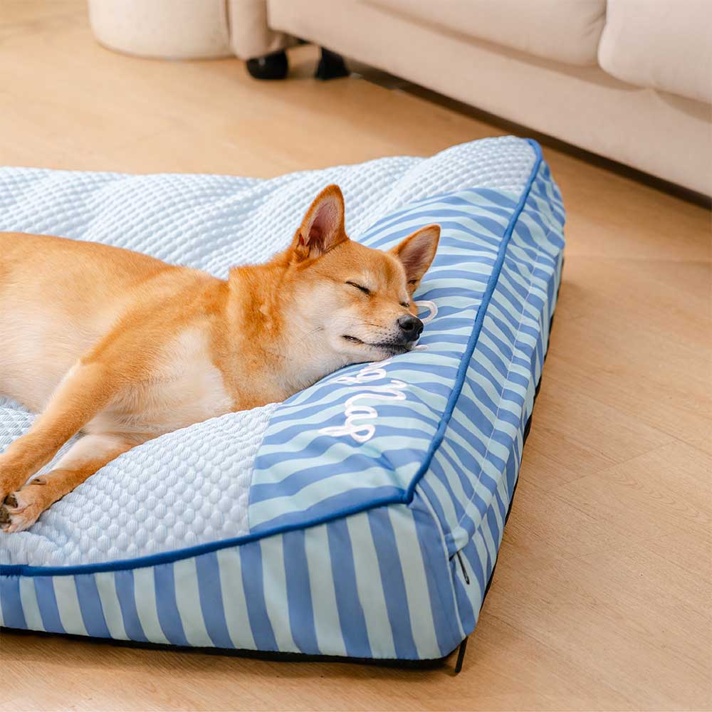 Extra Large Cooling Washable Rectangle Orthopaedic Dog Bed - Cooling Nap