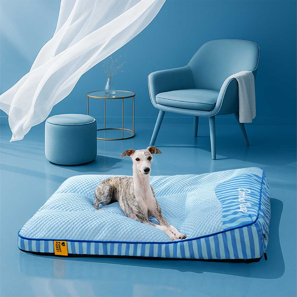 Extra Large Cooling Washable Rectangle Orthopaedic Dog Bed - Cooling Nap