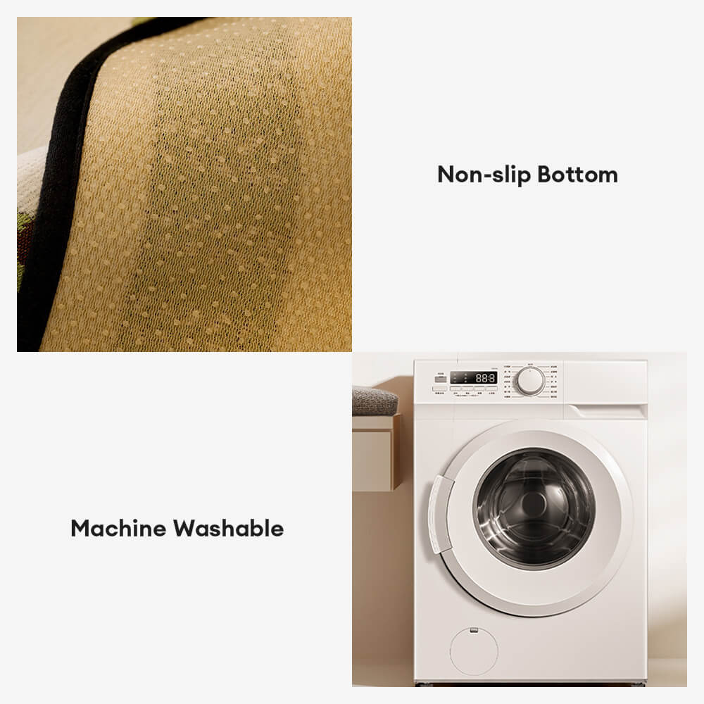 Chenille Scratch-resistant Fabric Pastoral Style Irregular Shaped Non-slip Sofa Cover