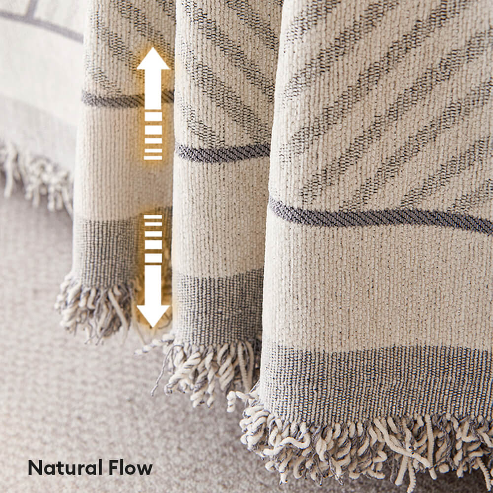 Classic Geometric Pattern Chenille Throw Sofa Cover