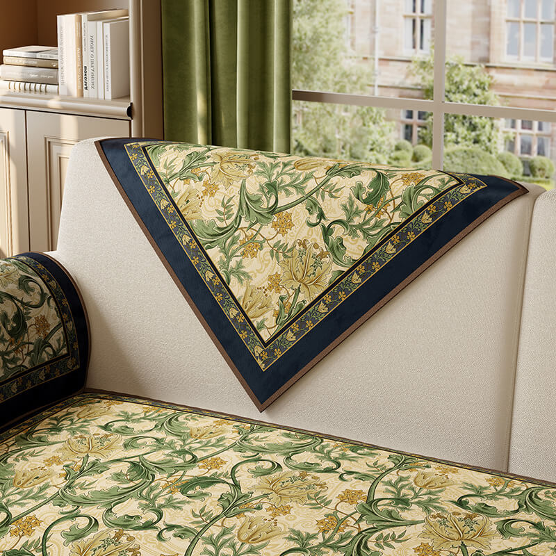 Garden Vintage Luxury Furniture Protective Non-Slip Sofa Covers