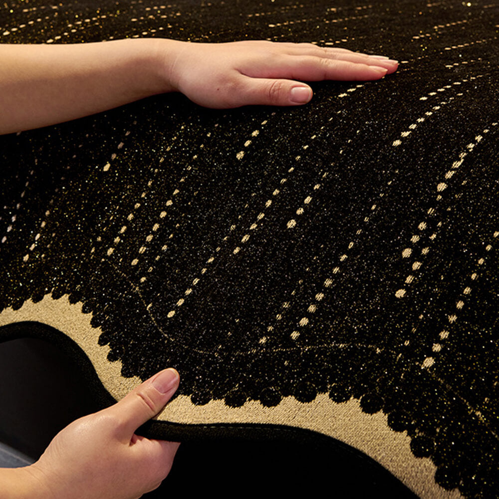 Trendy Chenille Anti-Scratch Elegant Wavy Shaped Sofa Cover