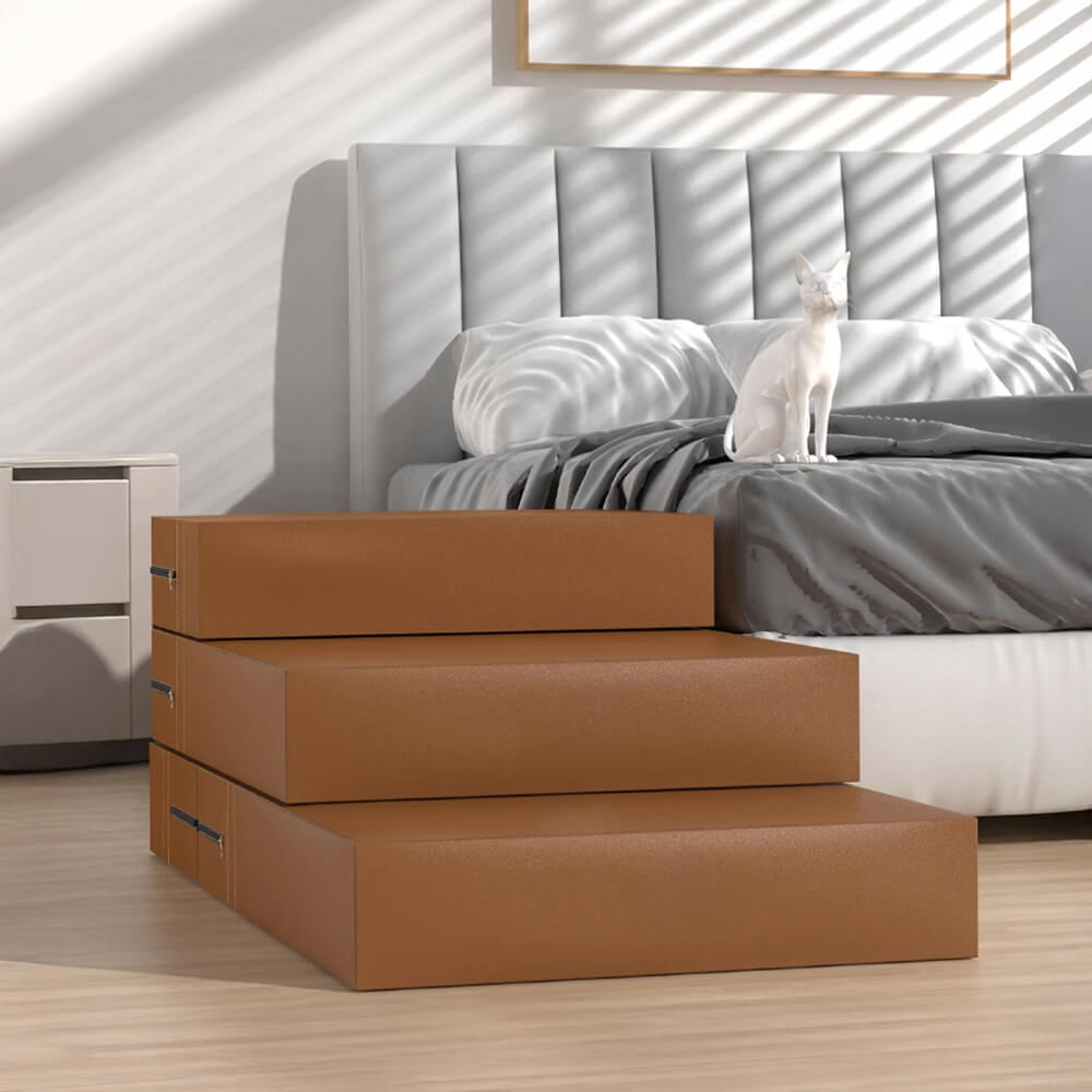 Waterproof Washable PU Leather Modular Multi-Level Pet Steps