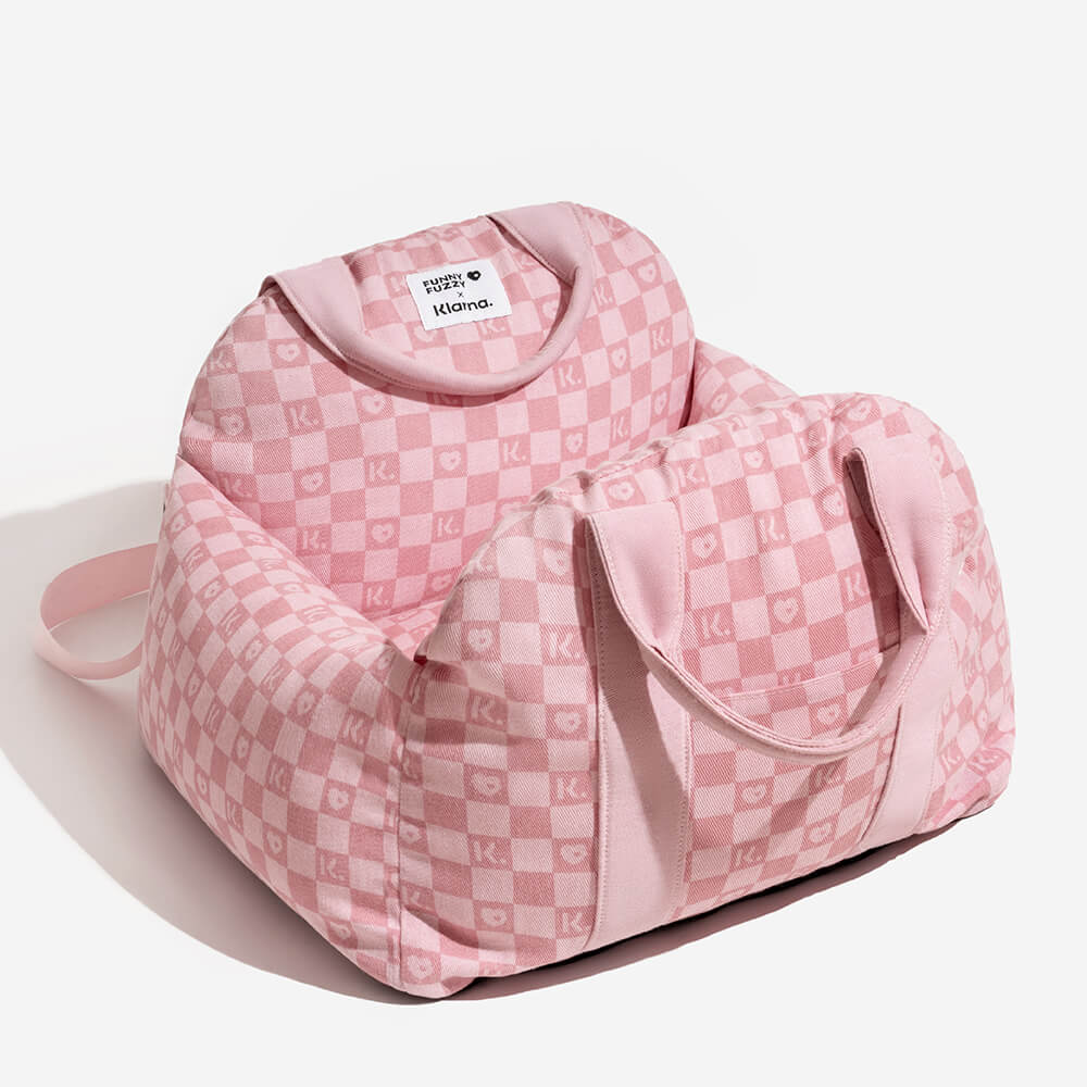 FUNNYFUZZY X Klarna Travel Safety Dog Car Seat Bed