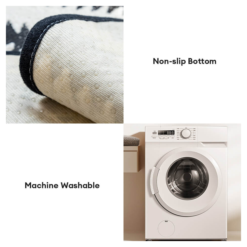 Modern Chevron Stripes Chenille Sofa Cover with Wavy Edges