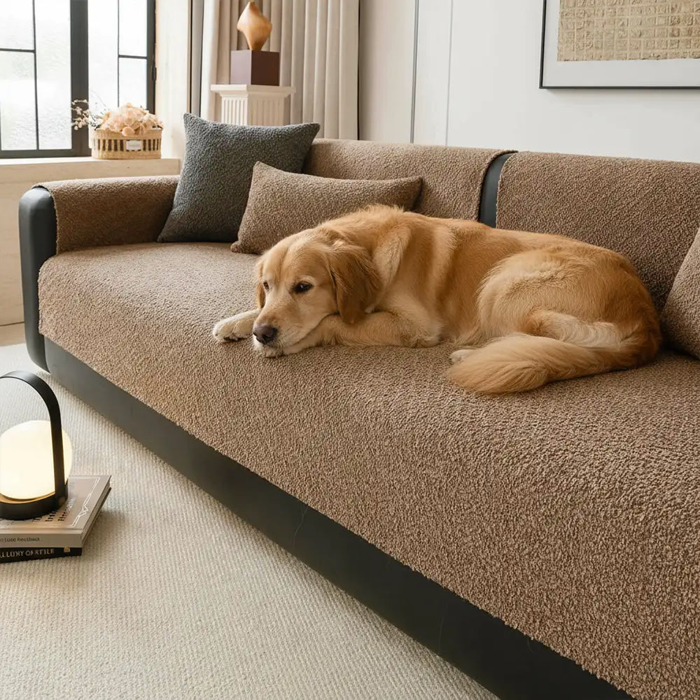 All-Season Breathable Chenille Scratch-Resistant Sofa Protection Sofa Cover Couch Cover