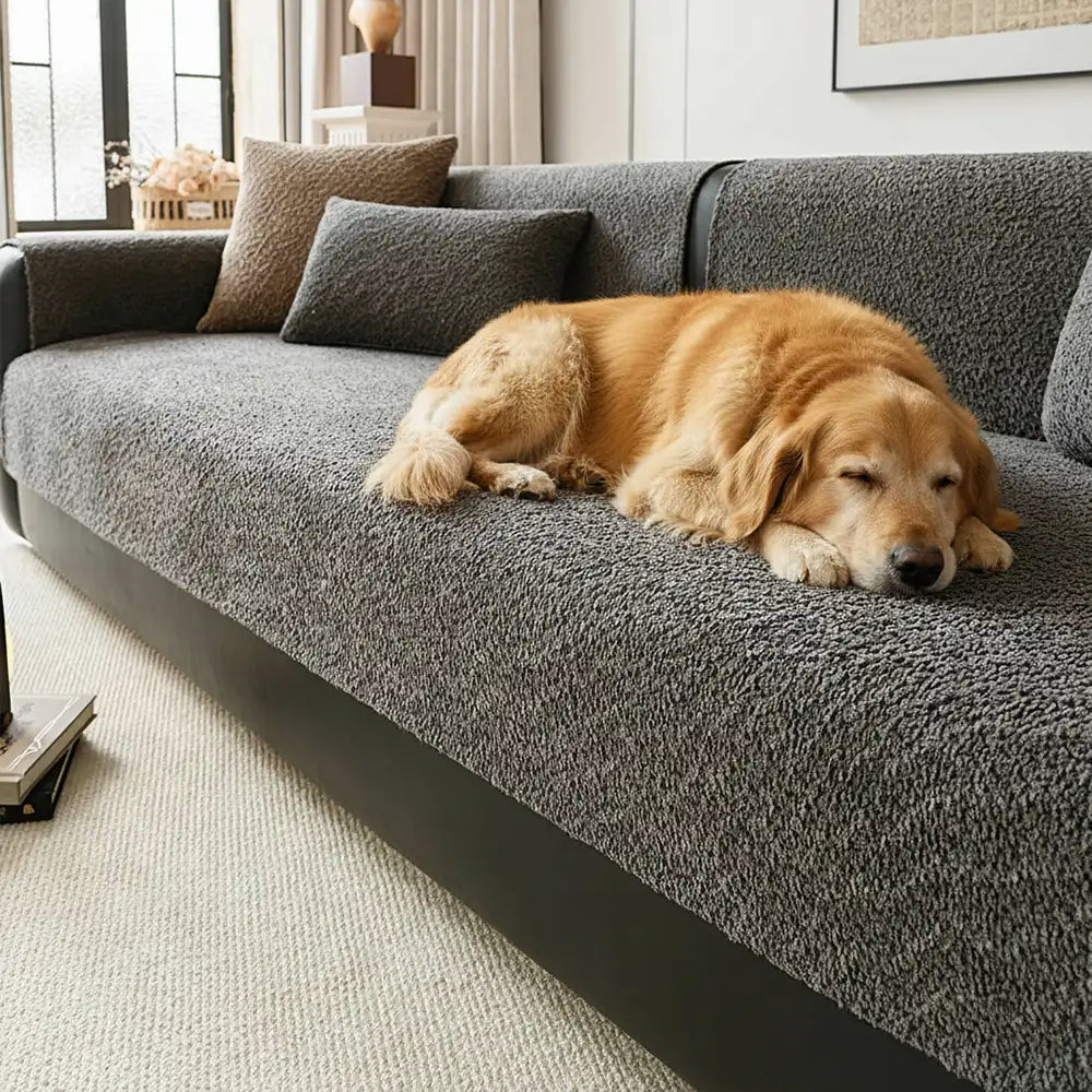 All-Season Breathable Chenille Scratch-Resistant Sofa Protection Sofa Cover Couch Cover