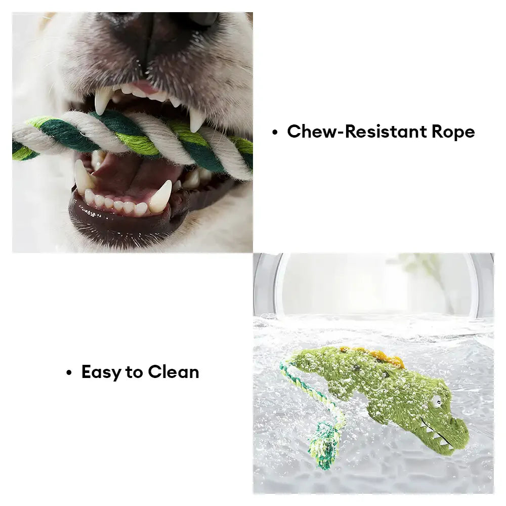 Animal Series Plush Squeak Dog Teething Toy