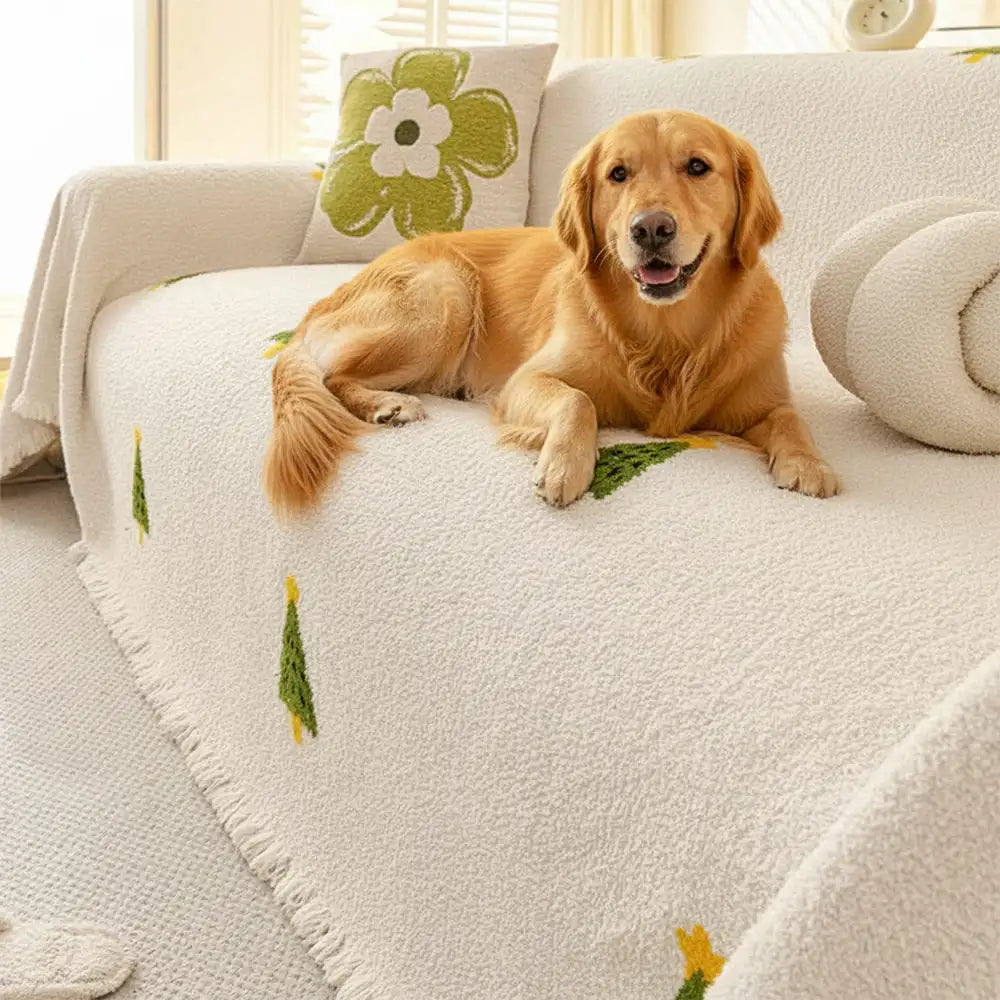 Christmas Tree Chic Thick Plush Sofa Blanket Sofa Cover