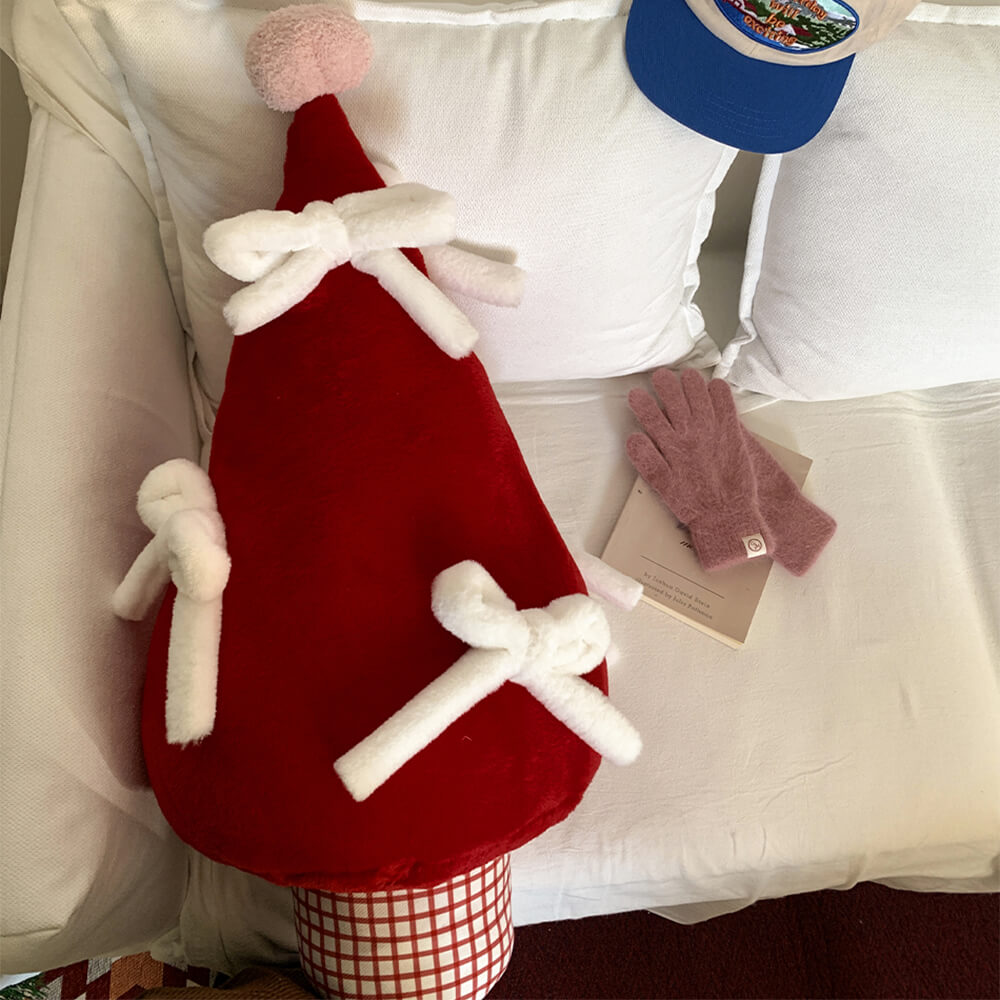 Christmas Tree Large Bow knot Decoration Multi-functional Home Sofa Pillow