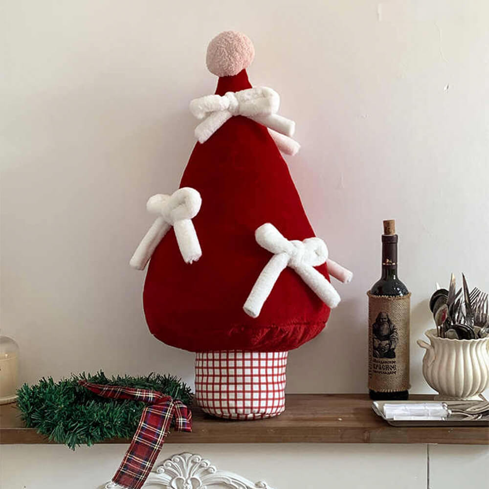 Christmas Tree Large Bow knot Decoration Multi-functional Home Sofa Pillow