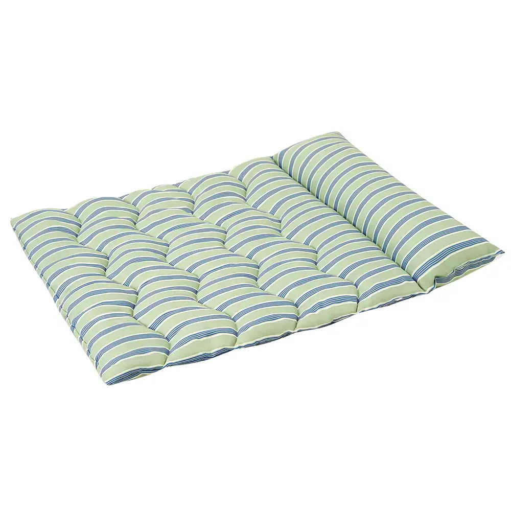 Color-Blocked Striped Breathable Double-Sided Soft Pet Mat