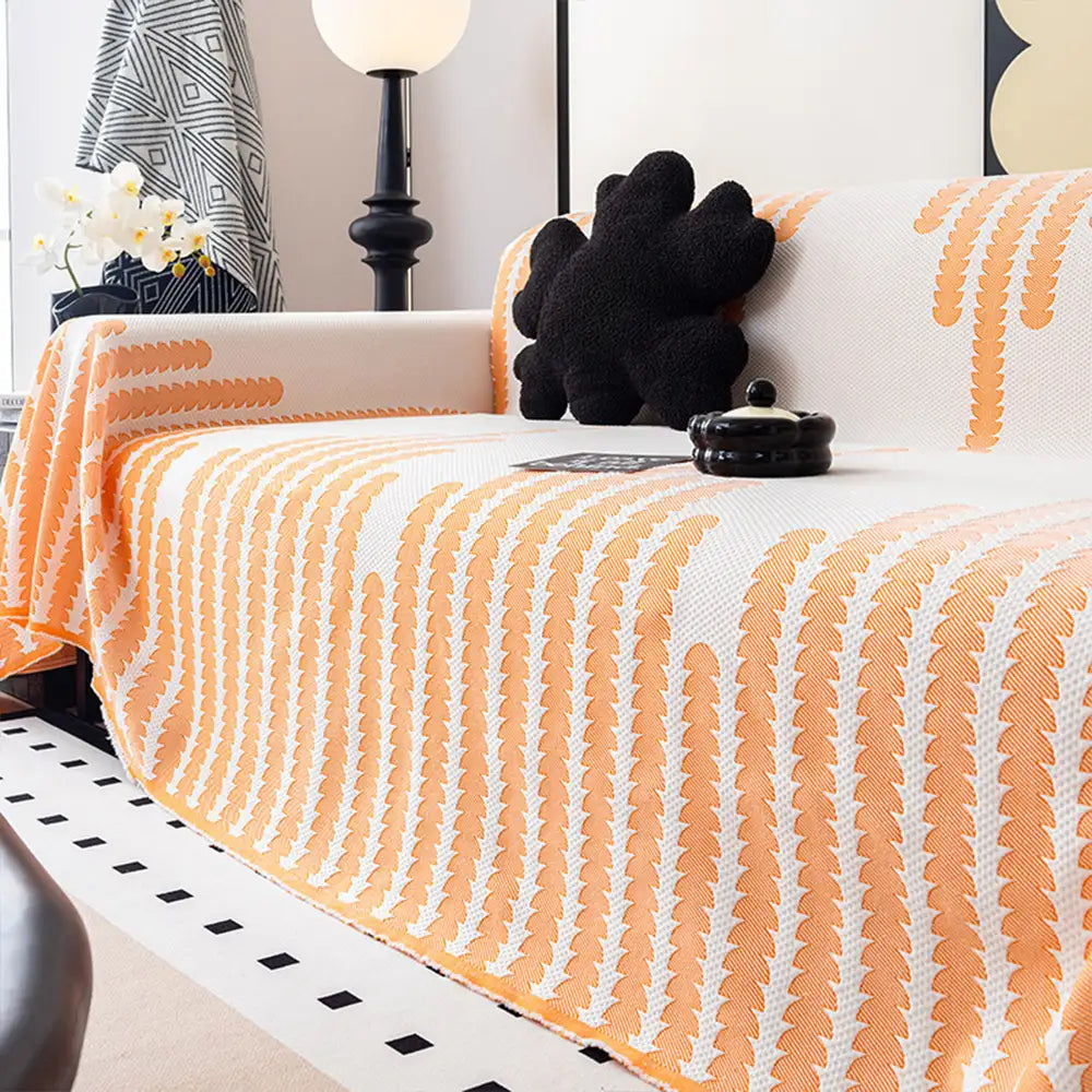 Cooling Ice Silk Breathable Sofa Throw Blanket Washable Sofa Cover