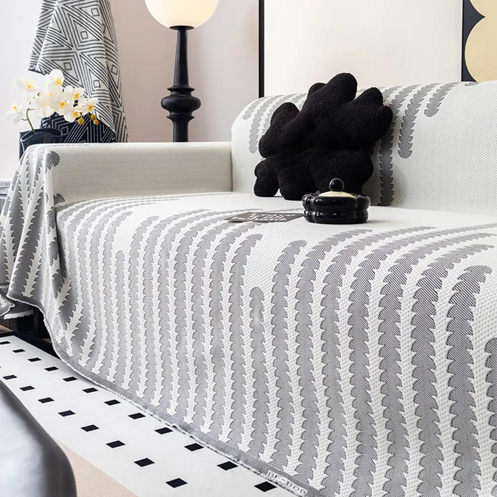 Cooling Ice Silk Breathable Sofa Throw Blanket Washable Sofa Cover
