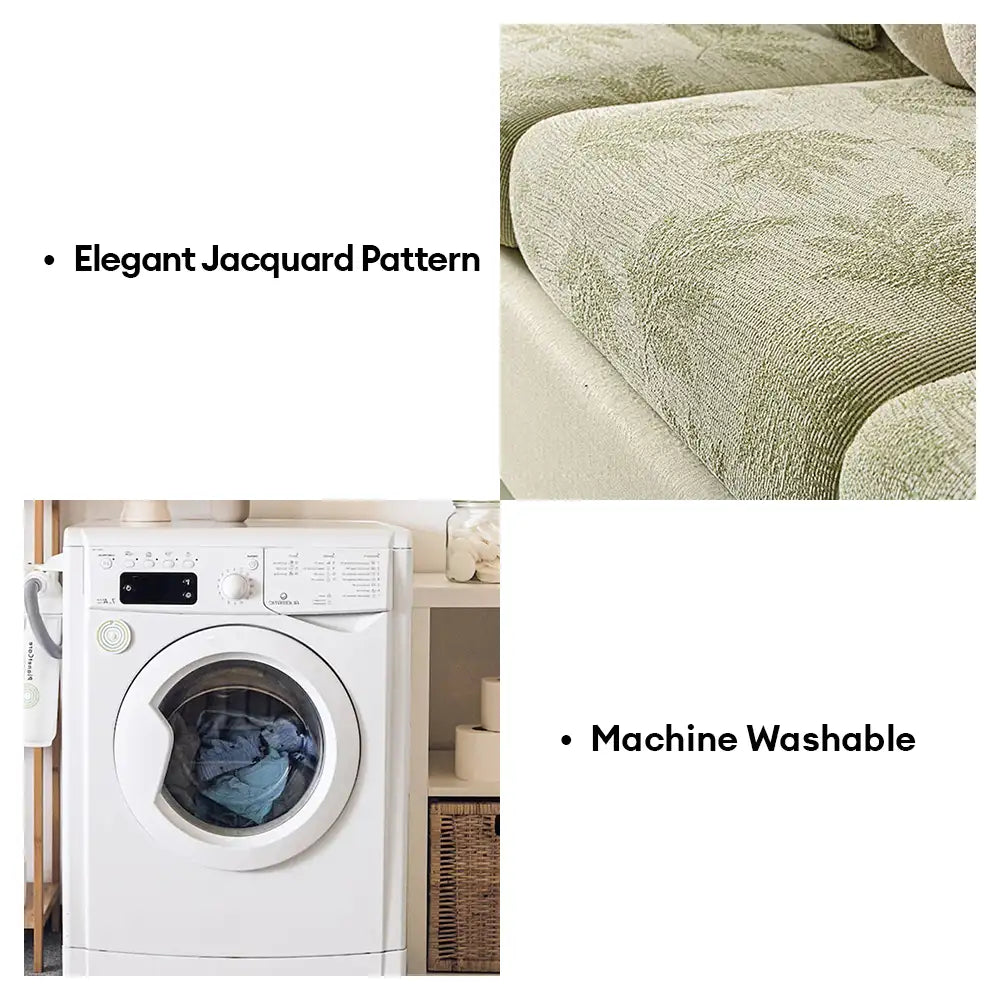 Elastic Chenille All-Season Anti-Scratch Full-Coverage Sofa Cover