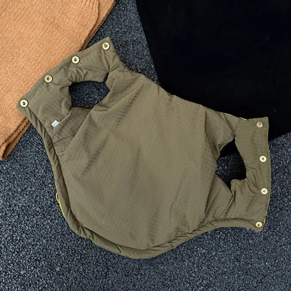 Fashion Reversible Padded Thick Warm Dog Jacket