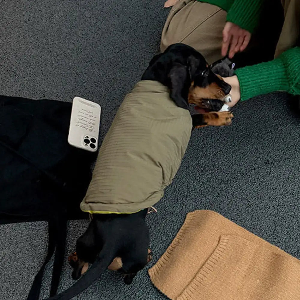 Fashion Reversible Padded Thick Warm Dog Jacket