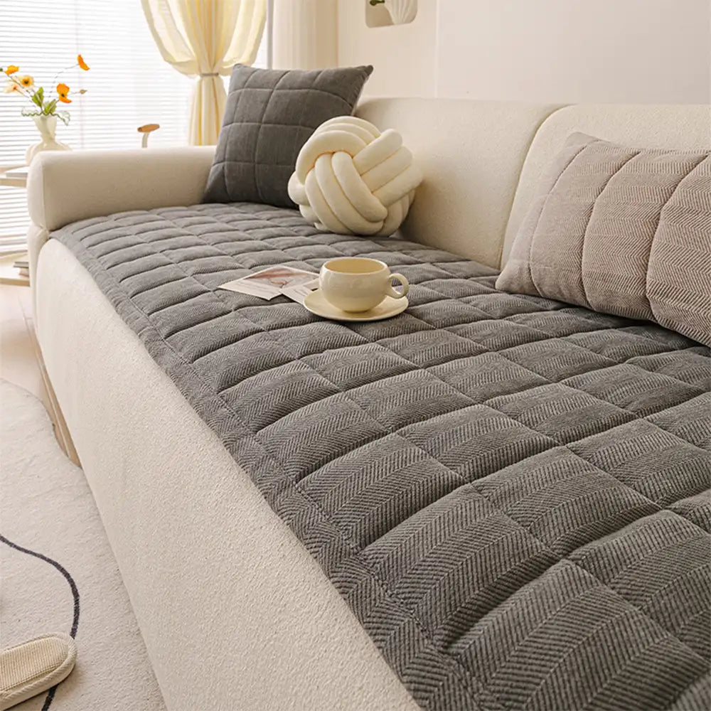 Scratch-proof All-season Stain-resistant Sofa Cover Mat - Retro