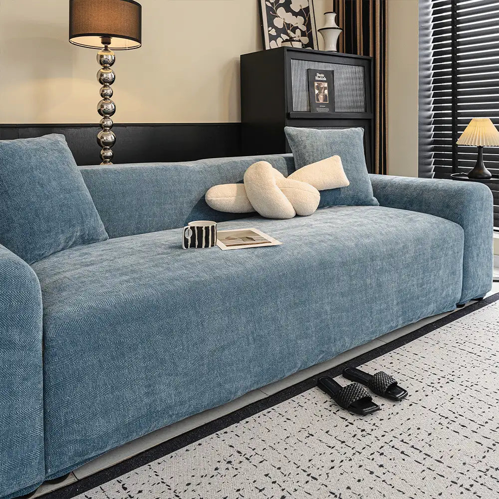 Herringbone Full Coverage Comfortable Scratch-Resistant Sofa Protection Magic Sofa Cover