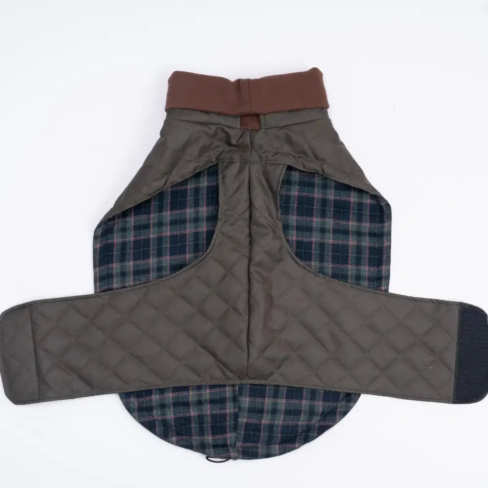 High-Neck Quilted Dog Coat – Warm Fashion Winter Coat