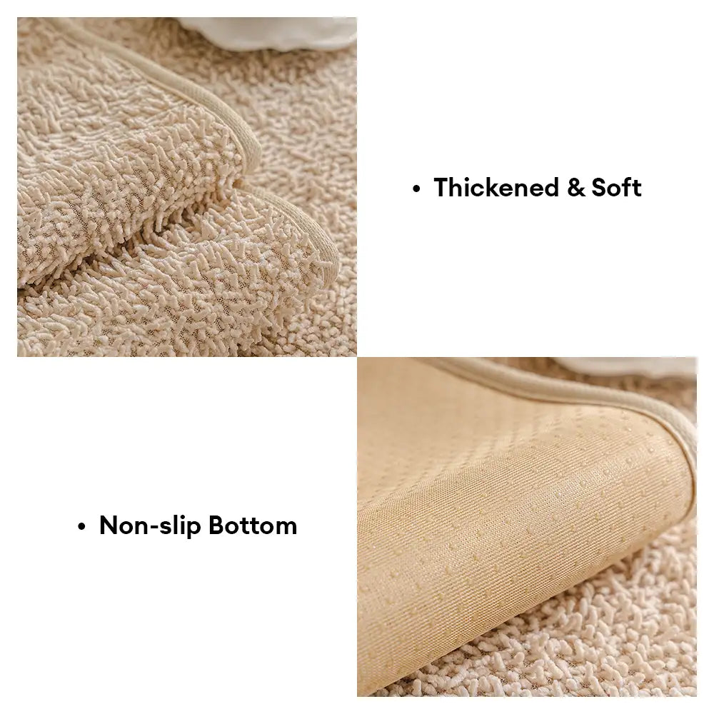 Luxury Long Plush Chenille All-Season Soft And Non-Slip Sofa Cover For Muddy Paws