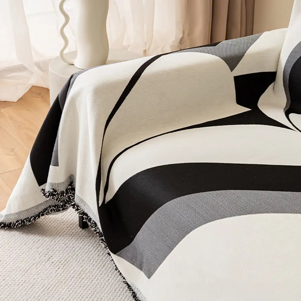 Modern Art Chenille All-Season Universal Fit Multifunctional Sofa Cover