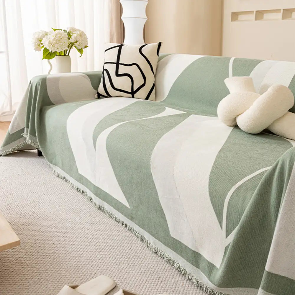 Modern Art Chenille All-Season Universal Fit Multifunctional Sofa Cover