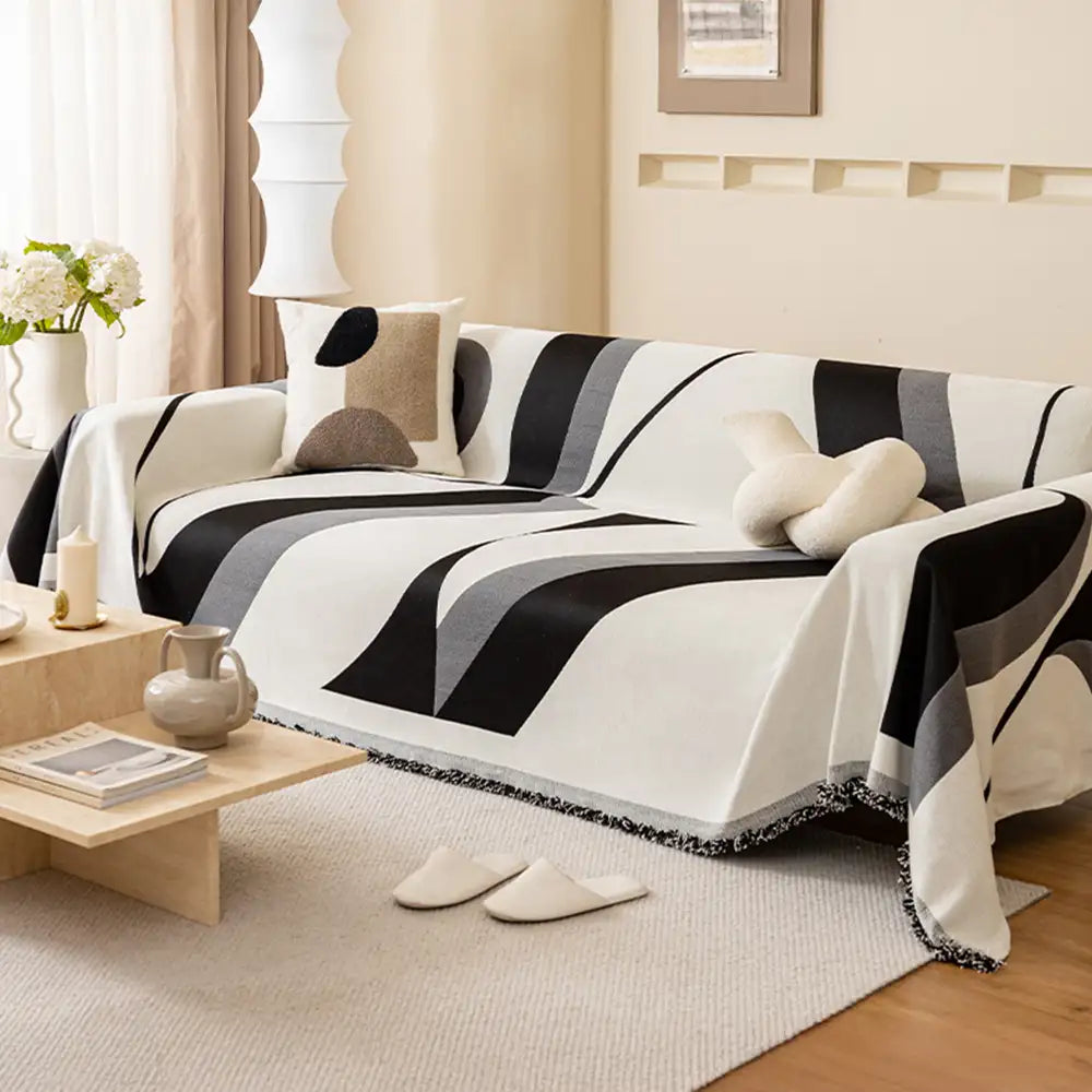 Modern Art Chenille All-Season Universal Fit Multifunctional Sofa Cover