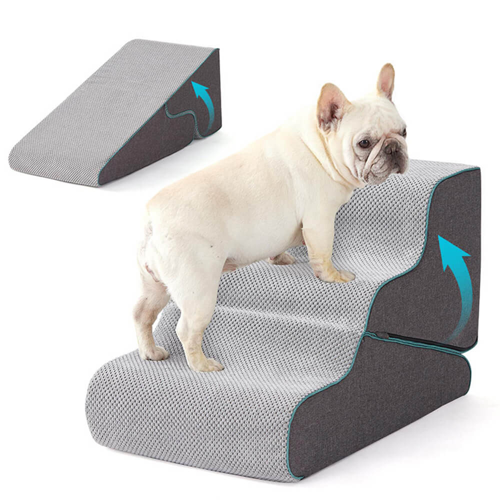 Multifunctional 2-in-1 Foldable Dog Steps with Ramp Mode
