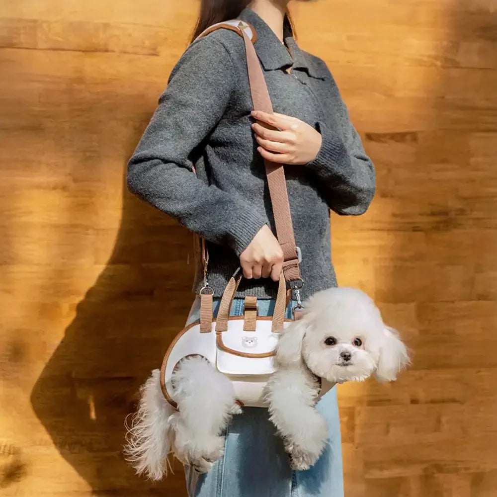 Multifunctional Portable Traction Cross-body Small Dog Carrier Backpack