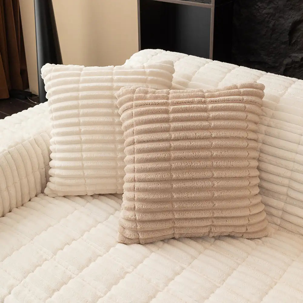 Waterproof One-Piece Cozy Flannel Sofa Protection Non-Slip Couch Cover & Office Chair Protector