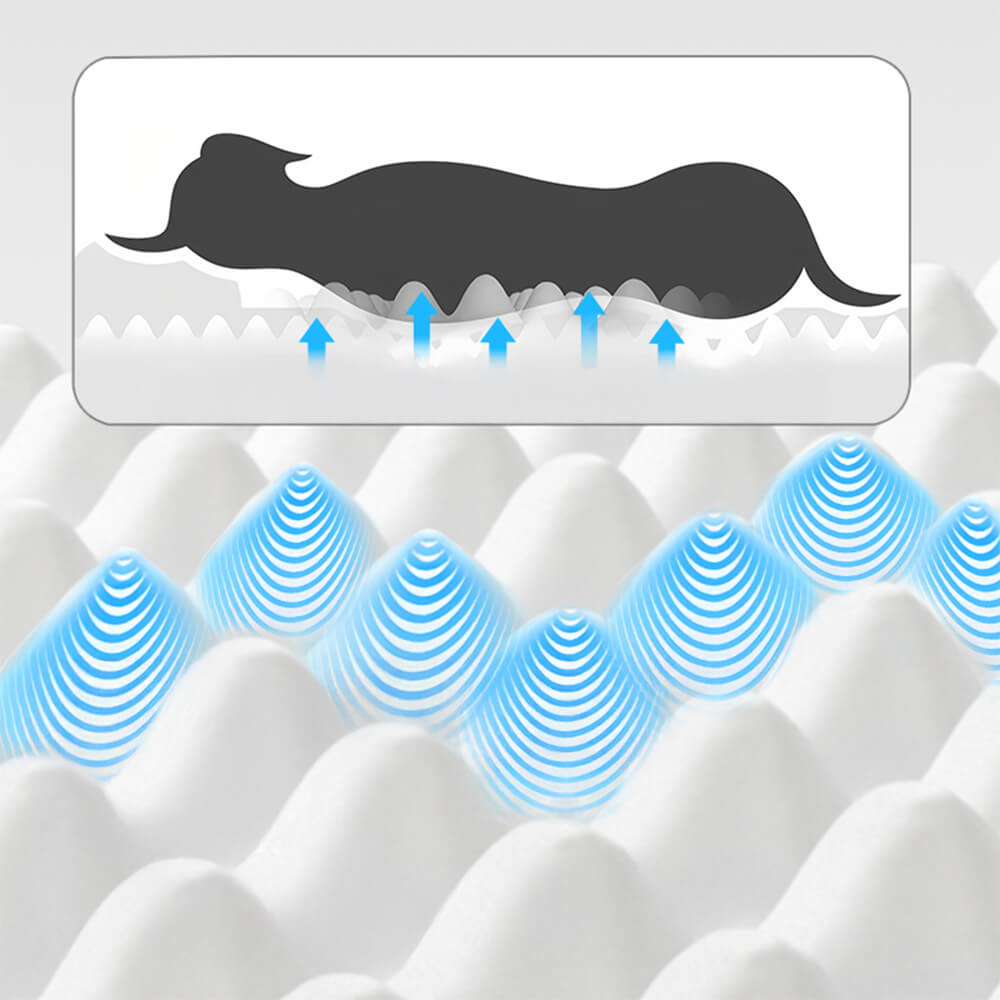 Orthopaedic Scratch-Resistant Waterproof Tech Fabric Dog Bed