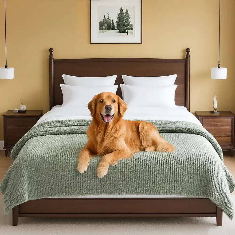 Plush Chenille Thick Sofa Protection Dirt-Resistant Non-Slip Washable Sofa Cover