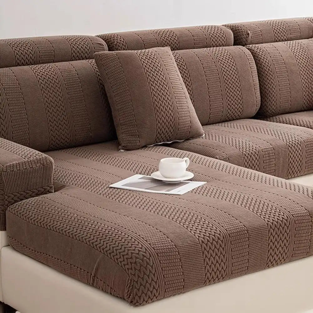 Polar Fleece Soft Antistatic Protection Sofa Stretch Full Wrap Sofa Cover