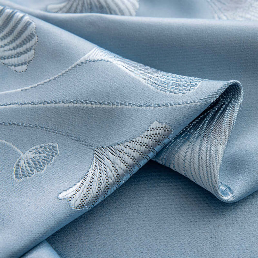 Refined Jacquard Breathable Noise Reduction Blackout Curtains